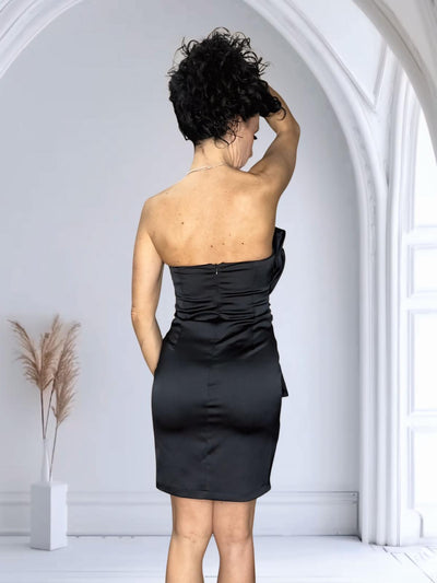 Vestito Satin Corto - Fiocco