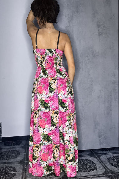 Vestito Lungo - Flowers