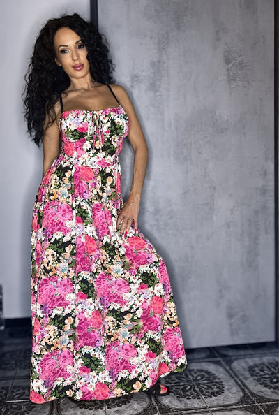 Vestito Lungo - Flowers