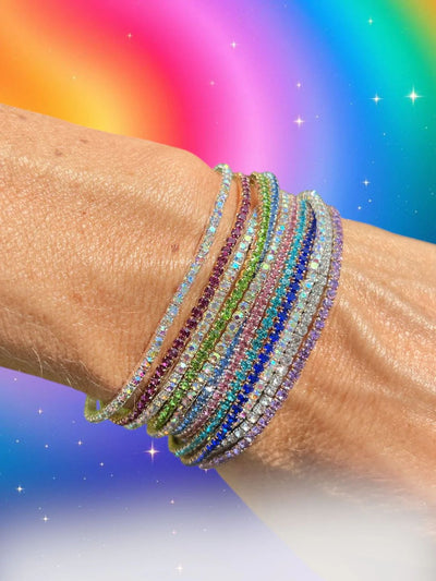 Kit Estate - Orecchini + Bracciali Luminosi con Brillantini