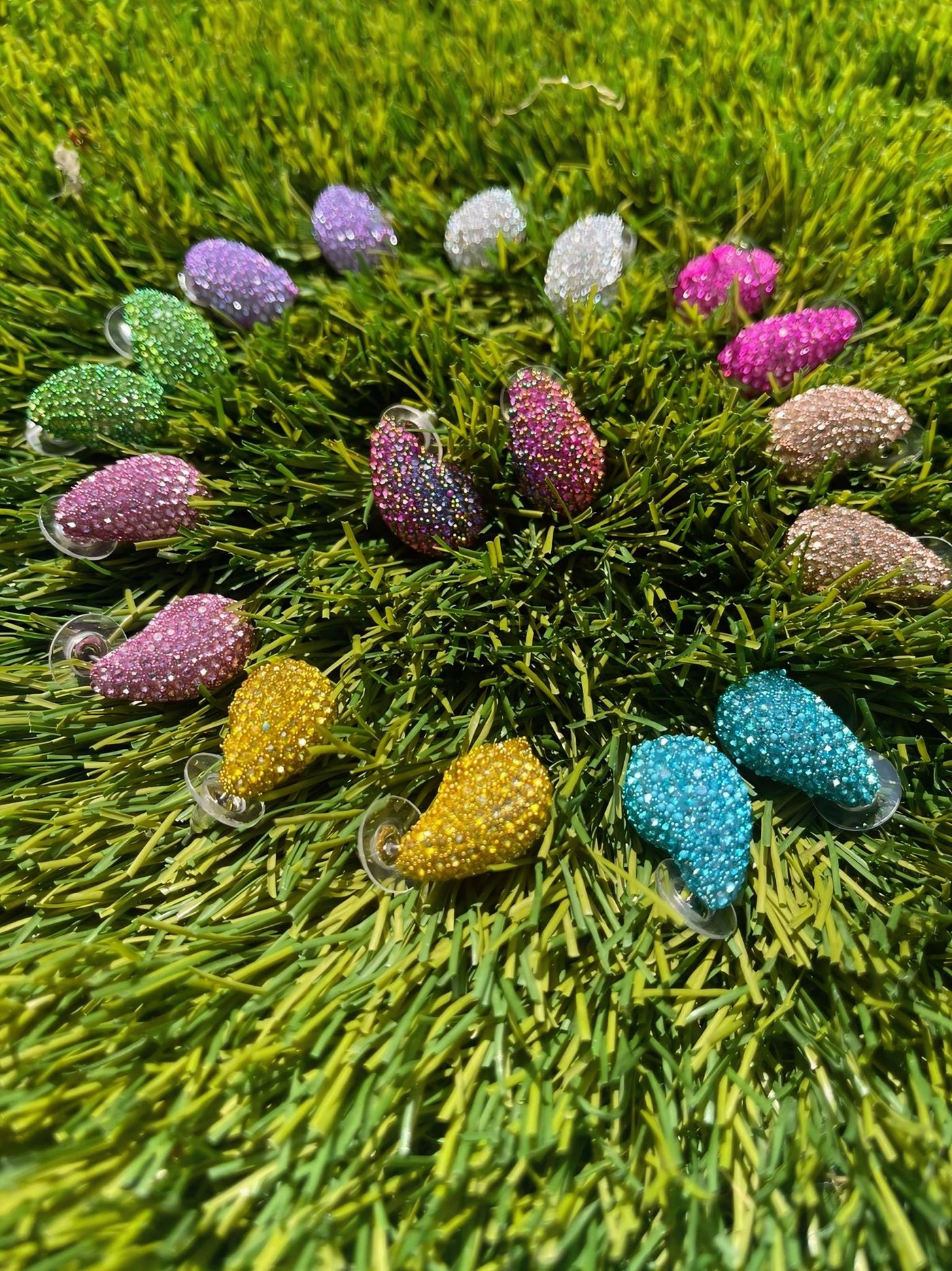 Kit Estate - Orecchini + Bracciali Luminosi con Brillantini